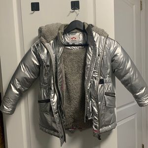 Adorable girl’s Appaman warm silver coat
